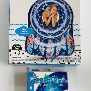 Beach or pool floats lot of 2 with sparkles